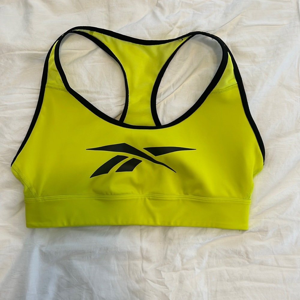 Reebok sports bra size Large